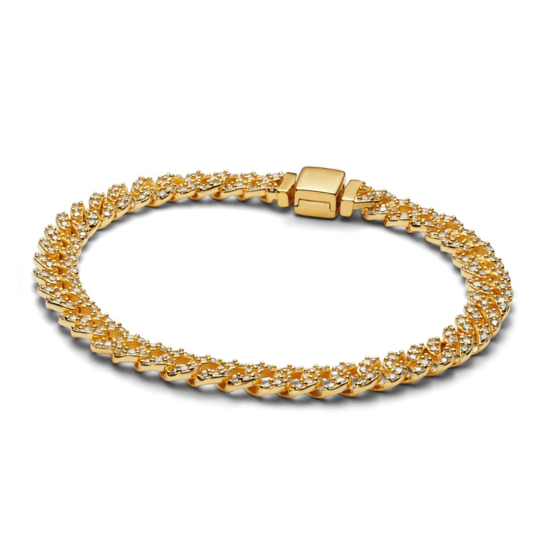 Joie Cuban Pavé Bracelet | Gold