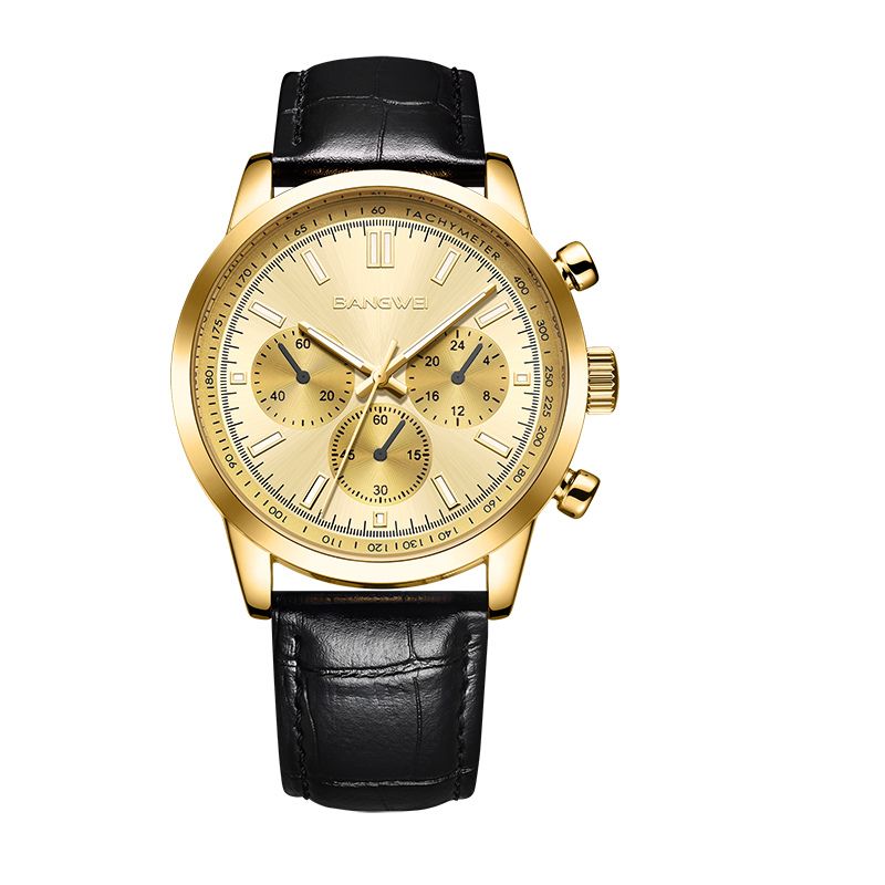 Military Casual Leather Quartz Watch™ - Olsen & Olsen