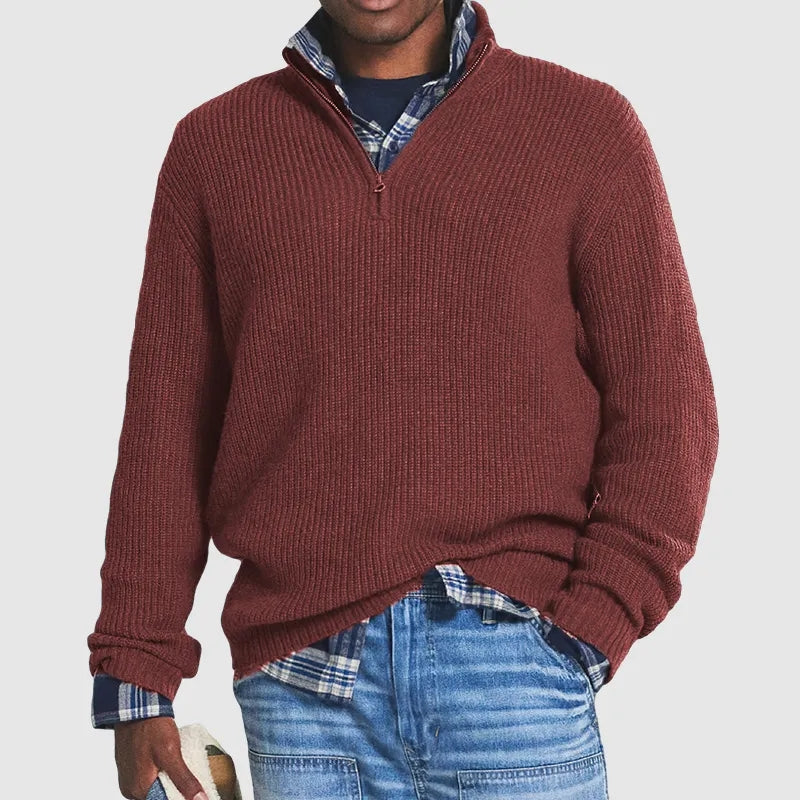 Alfonso | Quarter Zip Sweater