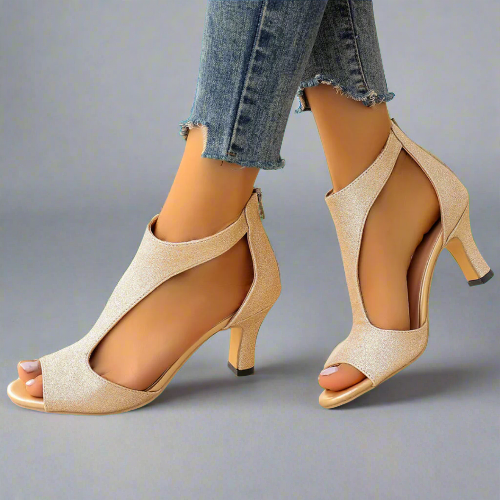 Lea | Elegant and Comfortable Heeled Sandals