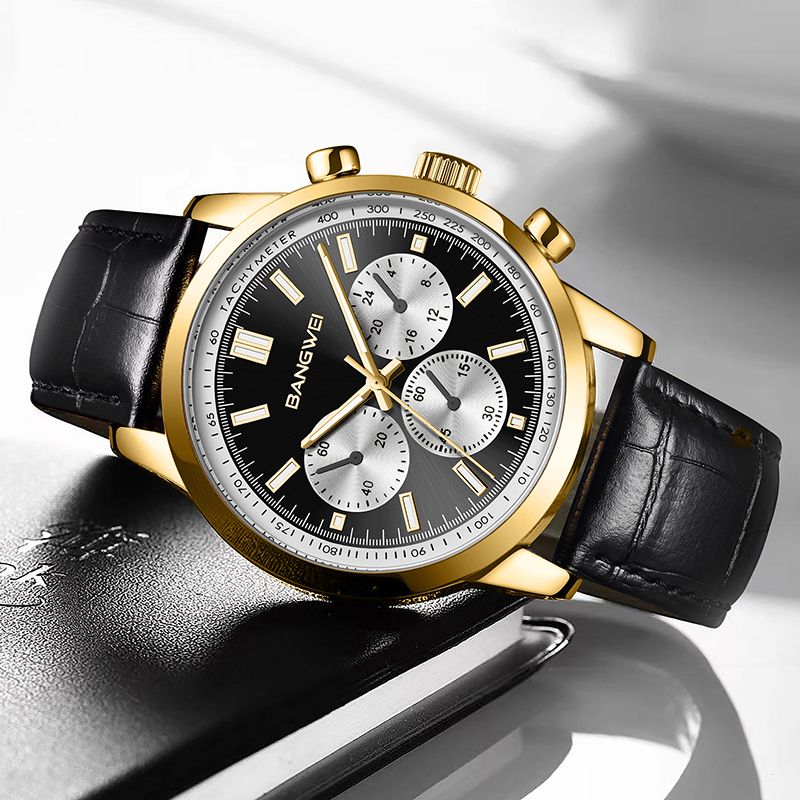 Military Casual Leather Quartz Watch™ - Olsen & Olsen