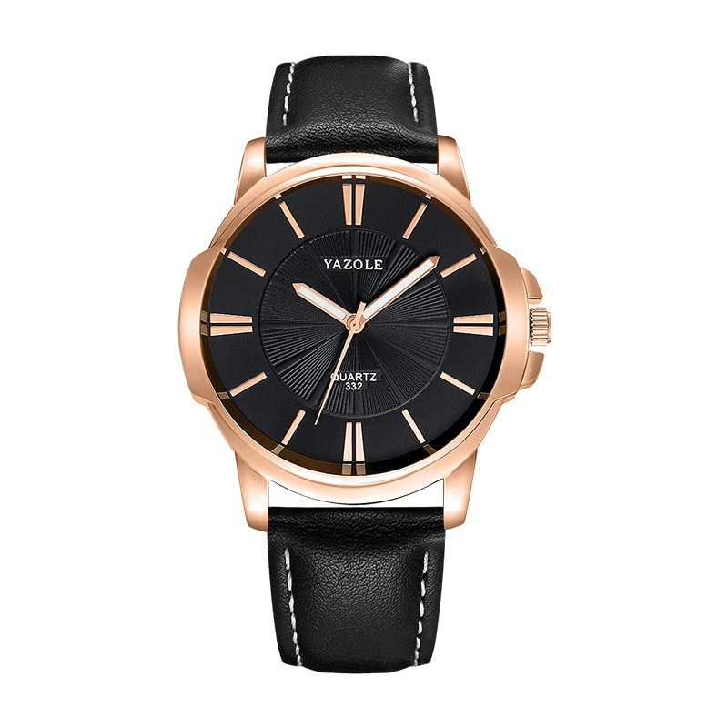Luxurious Blue Glass Leather Watch™ - Olsen & Olsen