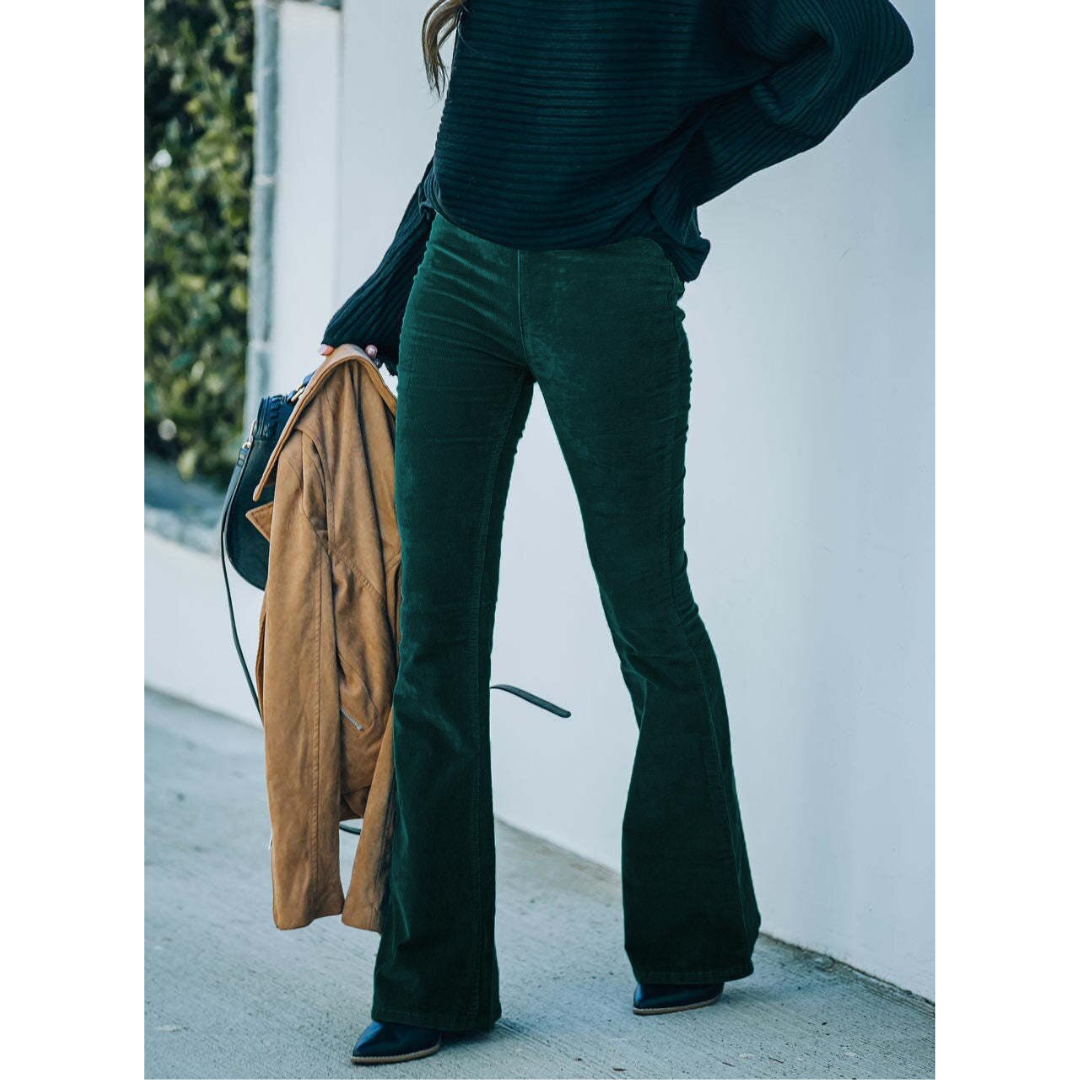 Chloe I Flared Corduroy Pants