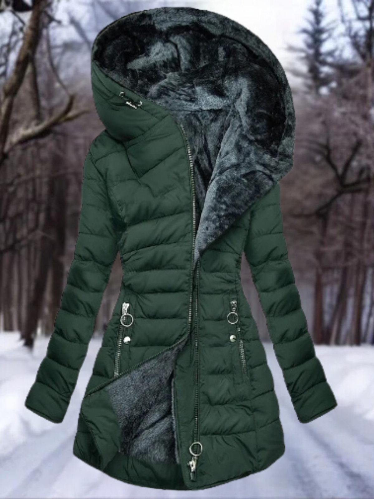 Harp | Warm Furry Coat for Women