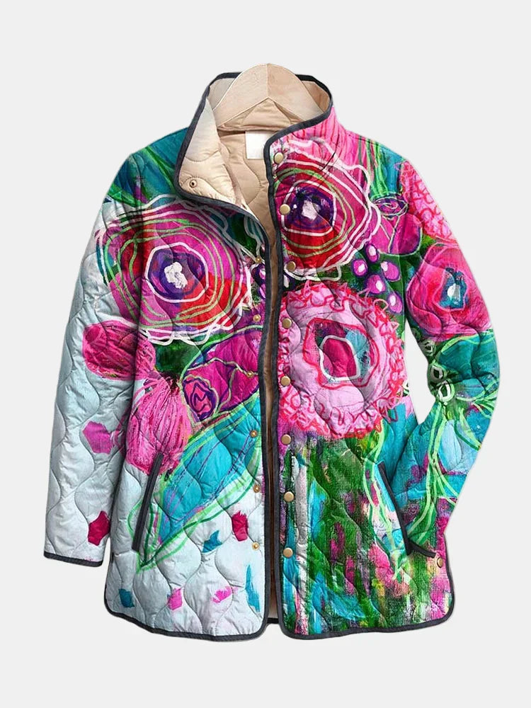 Arianne | Elegant Floral Patterned Jacket main image 0