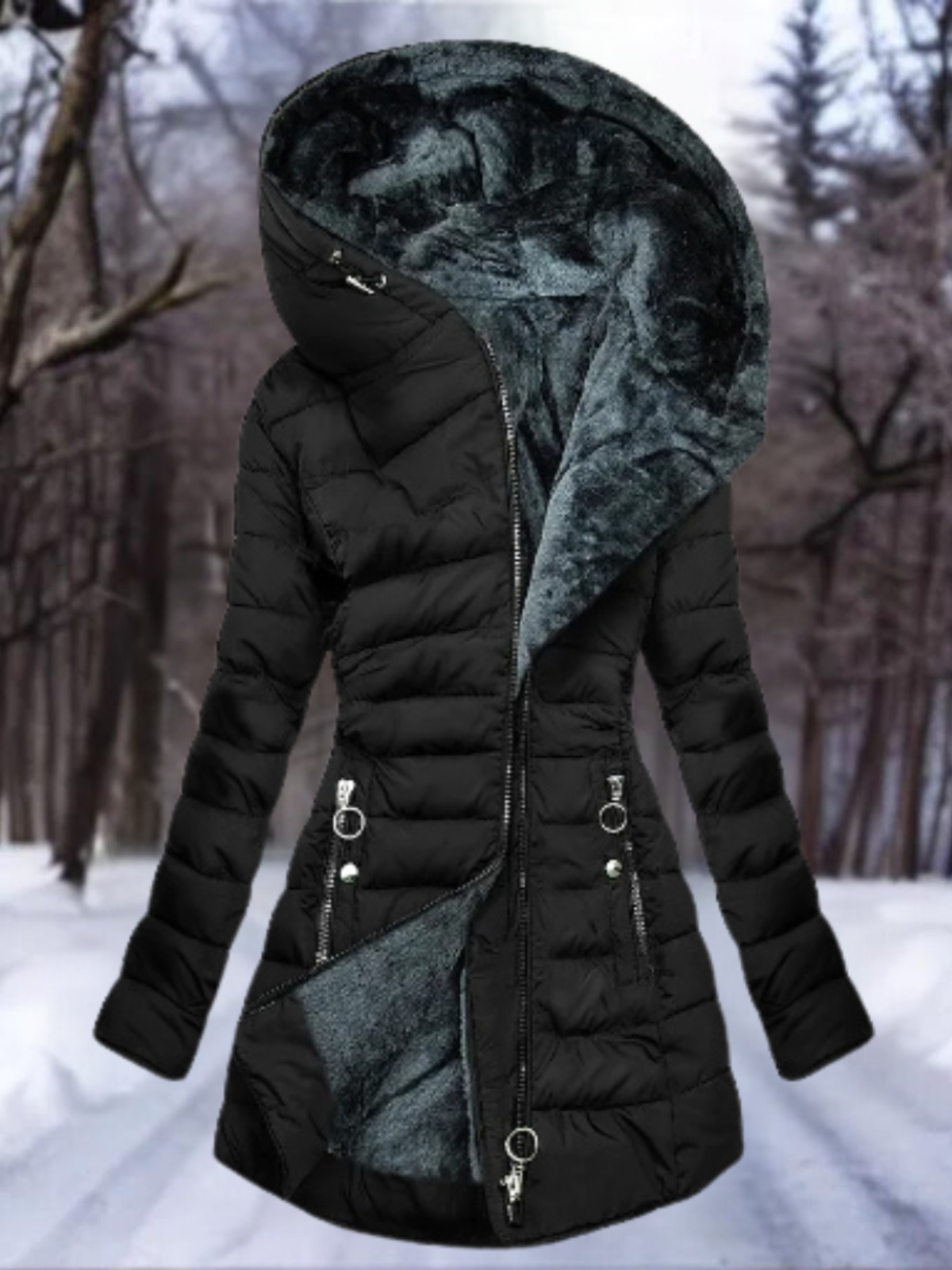 Harp | Warm Furry Coat for Women