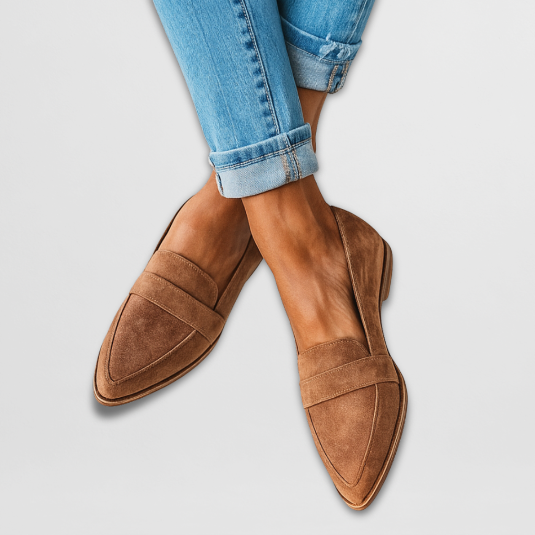 Zinnia - Suede Loafers