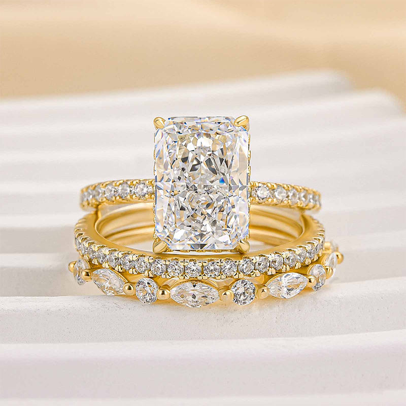 Kali Set of 3 Wedding Rings Jaily | Gold