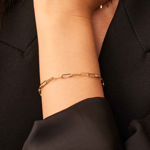 Mila Link Bracelet | Gold