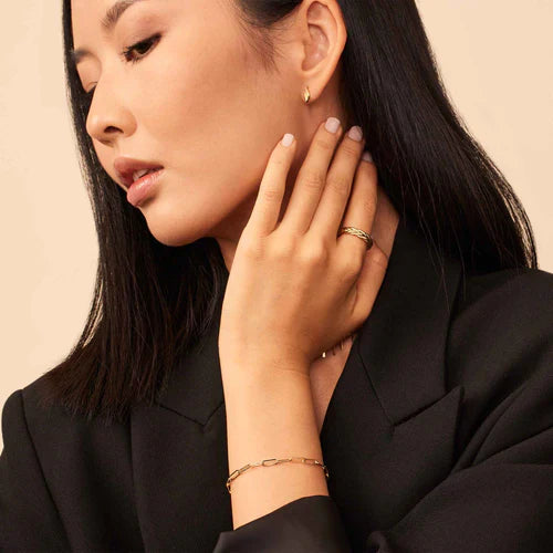 Mila Link Bracelet | Gold