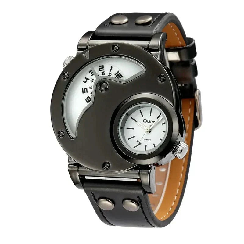 Olsen & Olsen Luxury Dual Time Quartz Watch