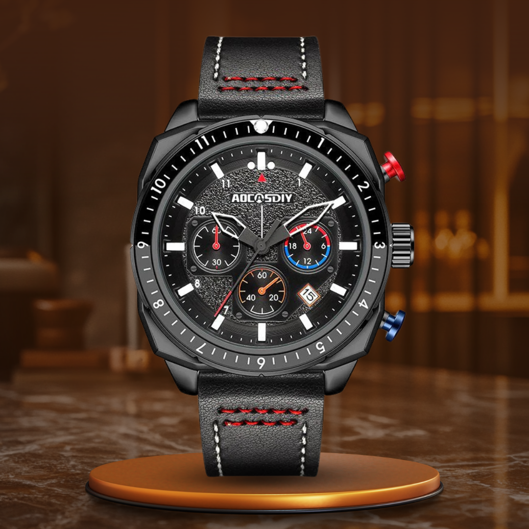 Luxury Quartz Sports Chronograph Watch™ - Olsen & Olsen