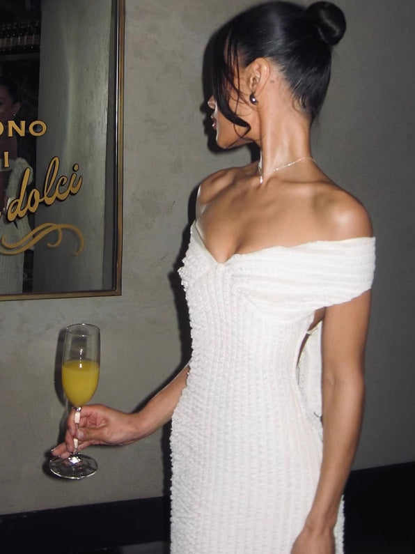 Althea | Elegant Strapless Maxi Dress