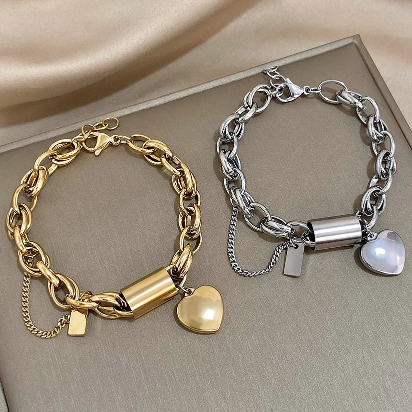 Lumi Heartened Bracelet | Gold