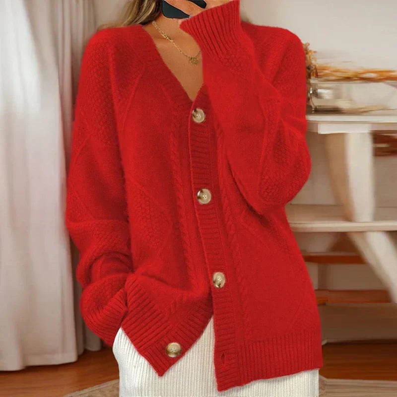 Eloise | Cozy Cable-Knit Cardigan