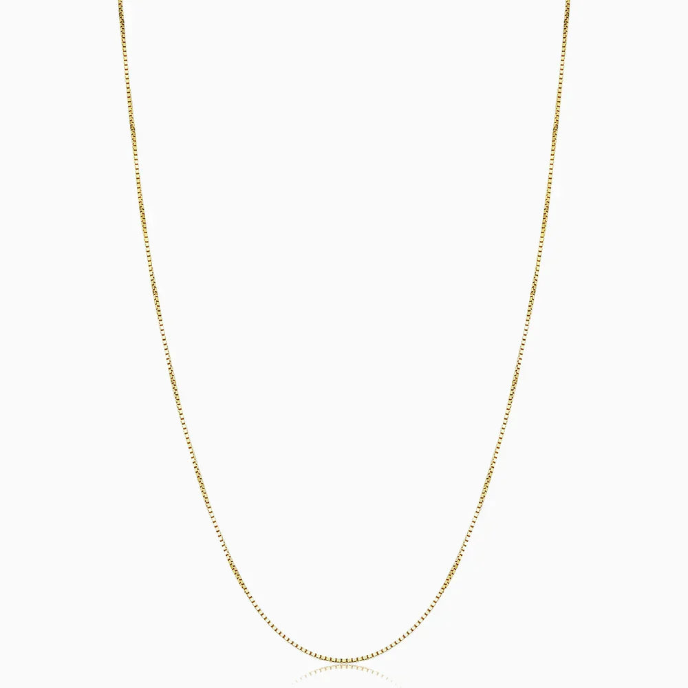 Tori Bodega Box Necklace | Gold