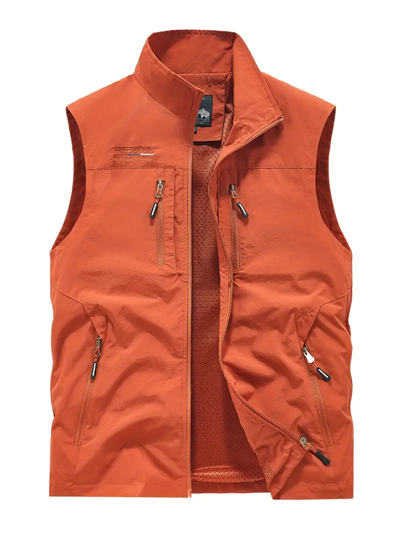 Tauno™ | Cargo Vest with Many Pockets – Lightweight, Practical, and Ready for Adventure