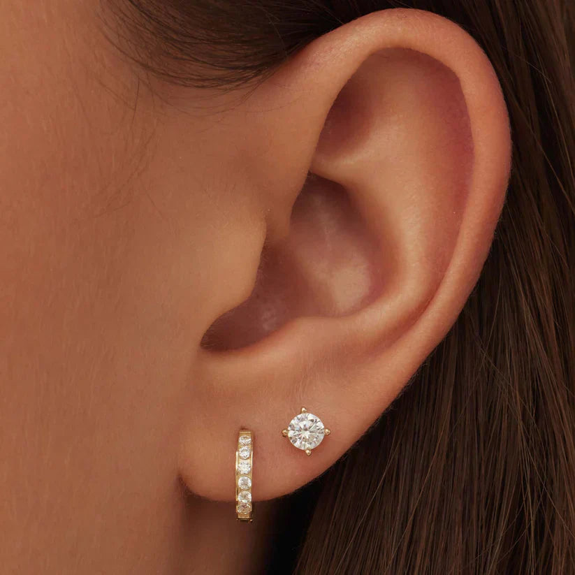 Bryn Brillane Stone Earring Set | Gold