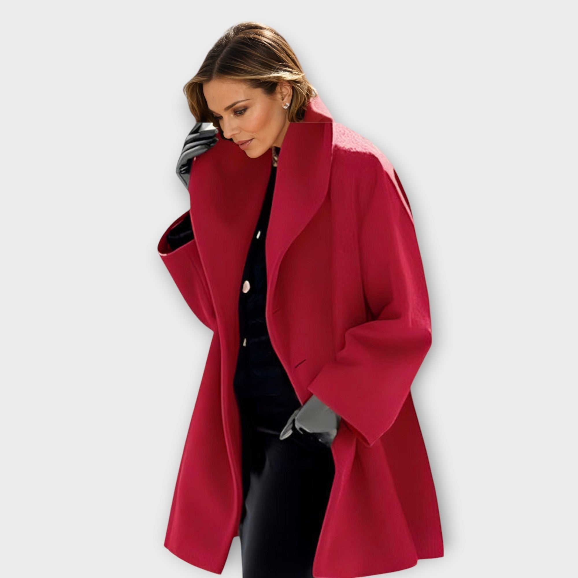 Luna - Premium Windproof Wool Coat