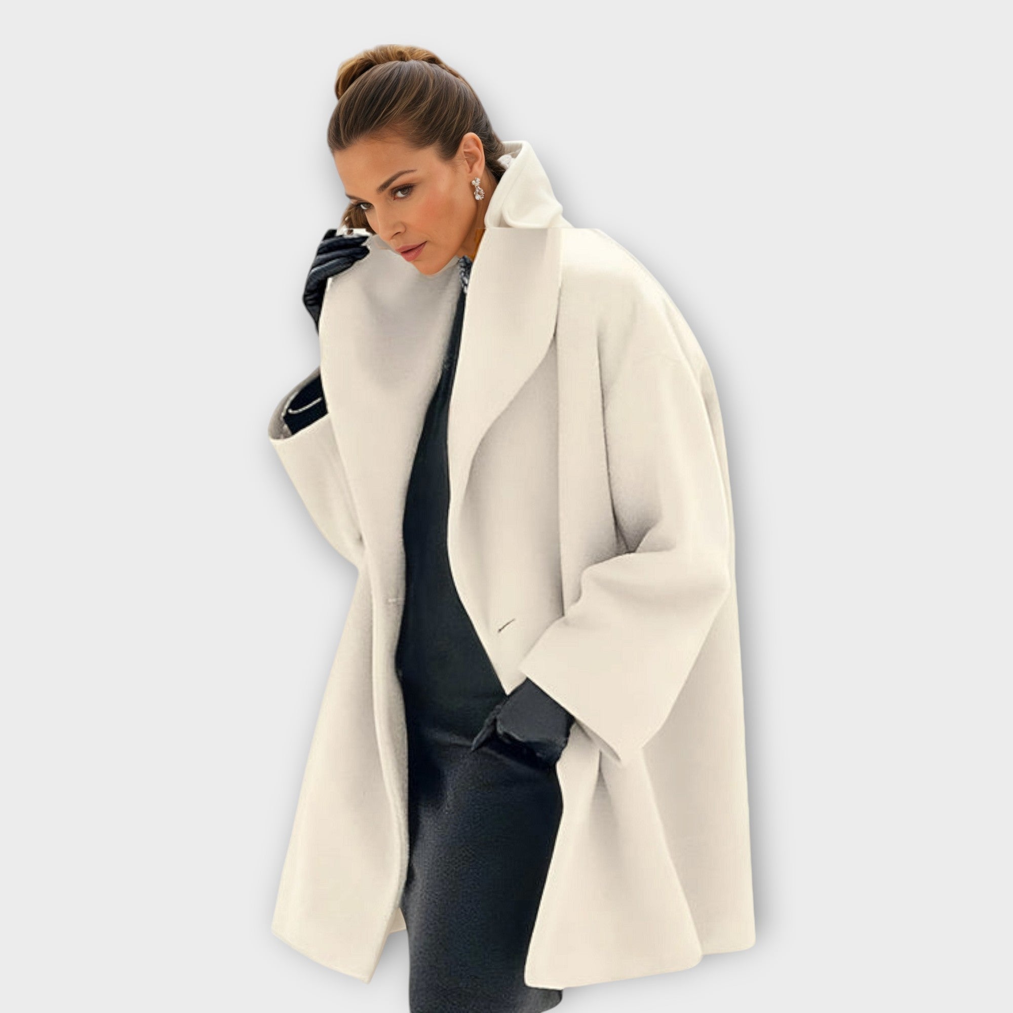 Luna - Premium Windproof Wool Coat