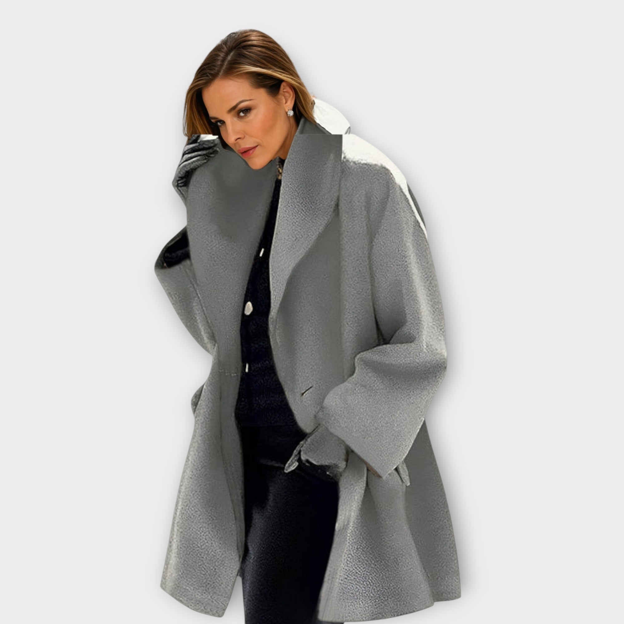 Luna - Premium Windproof Wool Coat