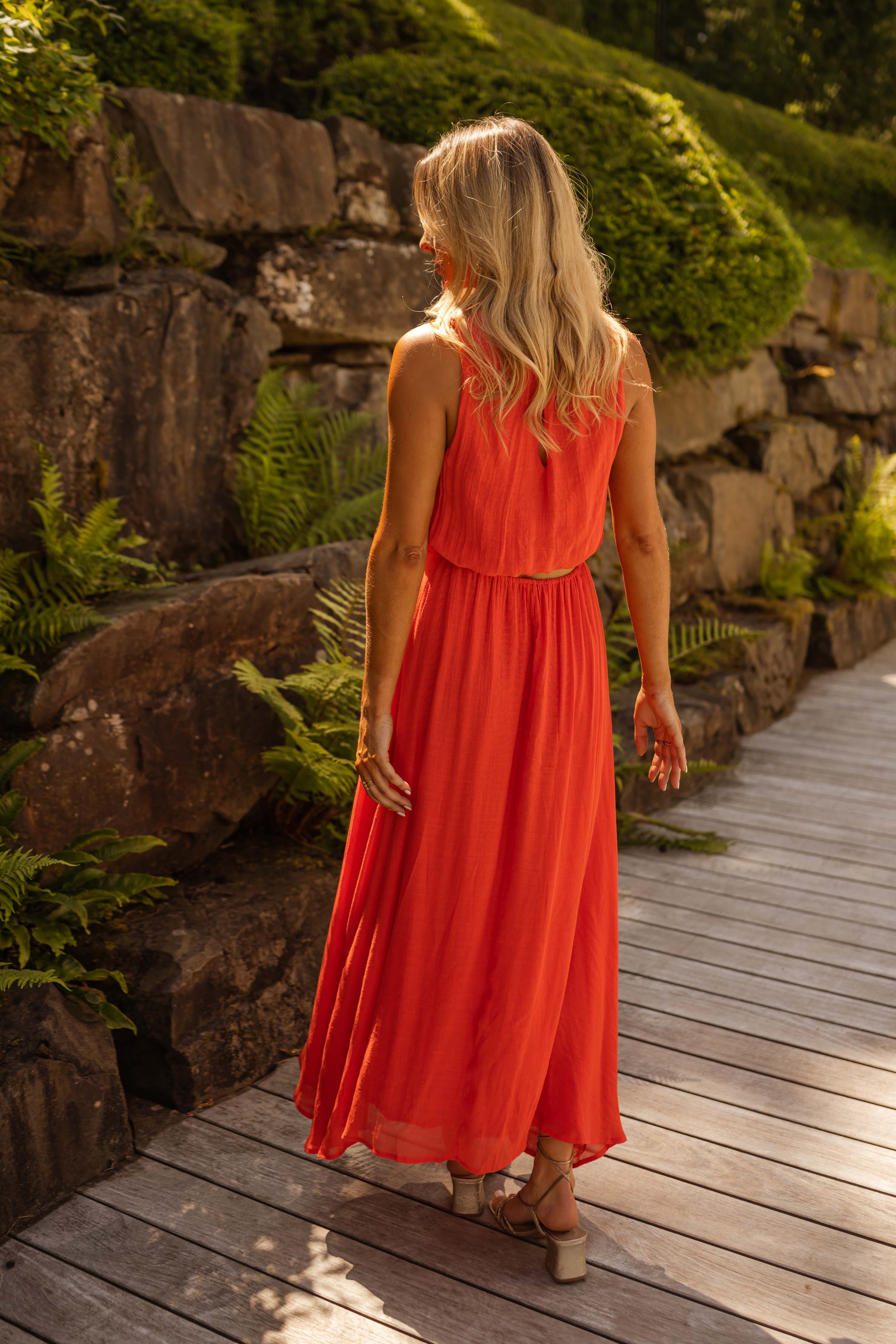 LISA™ | The Summer Dress in Vivid Orange