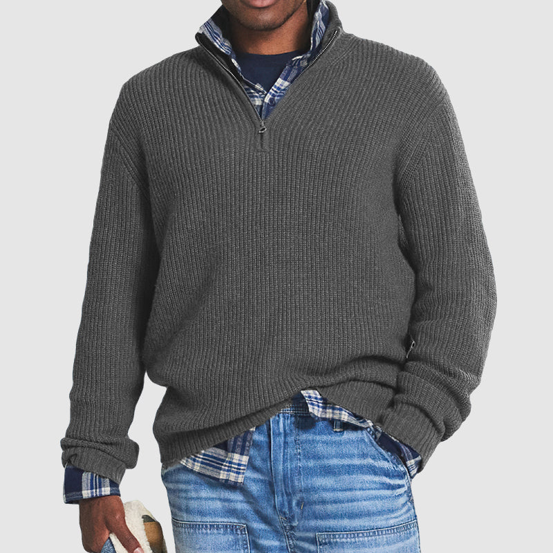 Alfonso | Quarter Zip Sweater