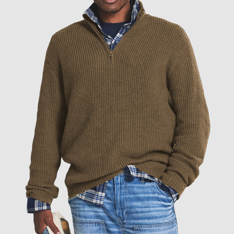 Alfonso | Quarter Zip Sweater