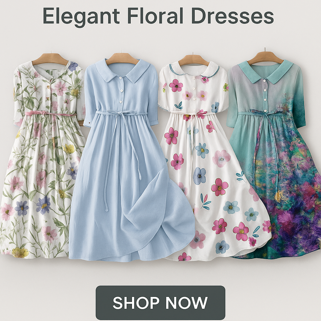 Elegant Floral Dresses Collection