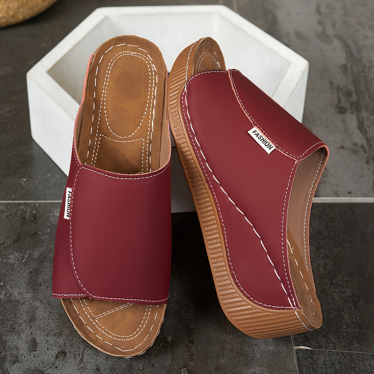 Orthocomfort™ | sandal with 2.36 inches comfort sole