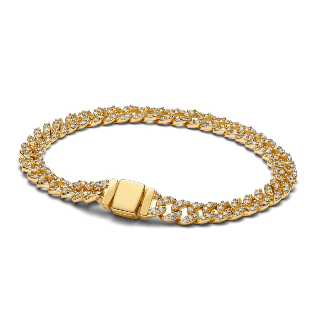Joie Cuban Pavé Bracelet | Gold