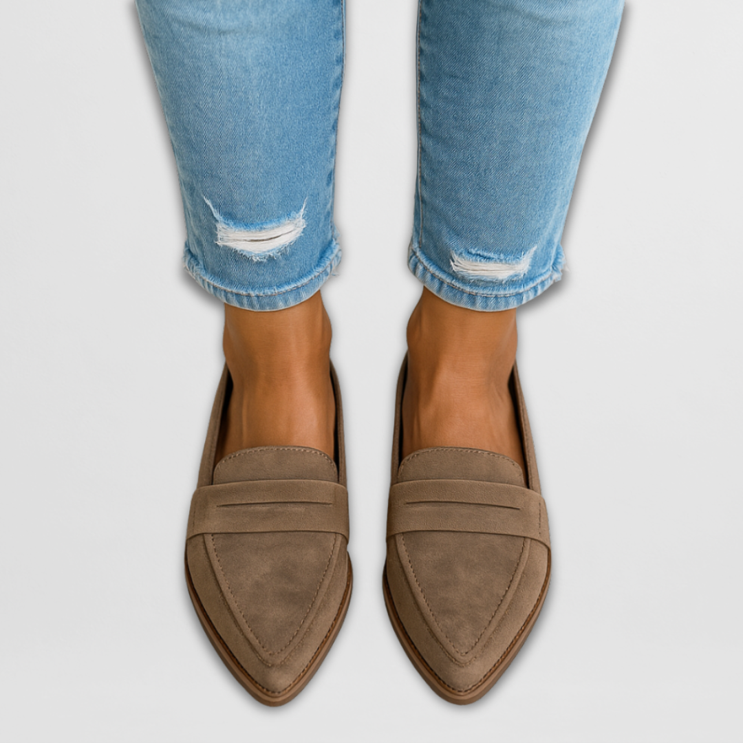 Zinnia - Suede Loafers