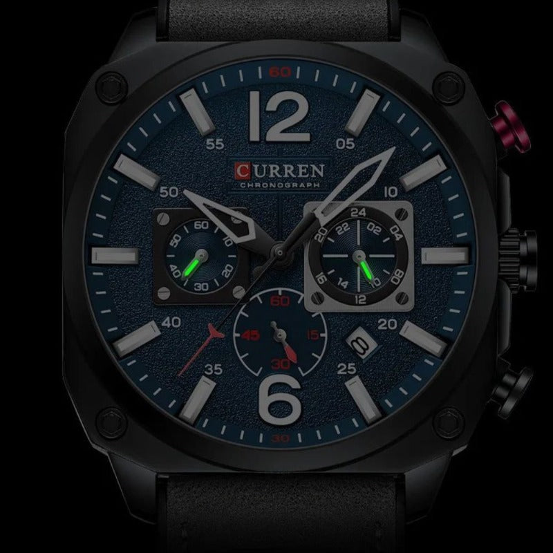 Business Leather Quartz Watch™ - Olsen & Olsen
