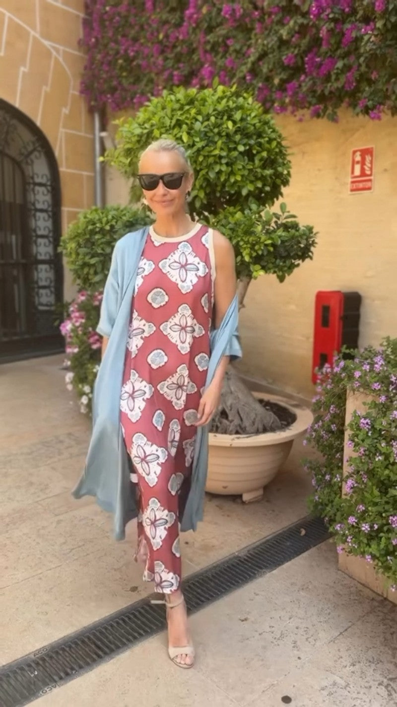 Emily| Elegant Long Dress with Matching Shawl