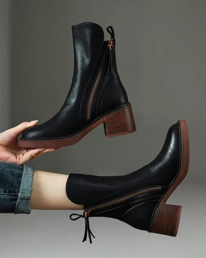 Joyce | Leather Ankle Boots