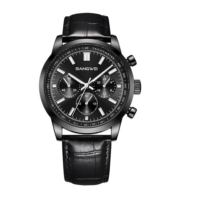 Military Casual Leather Quartz Watch™ - Olsen & Olsen