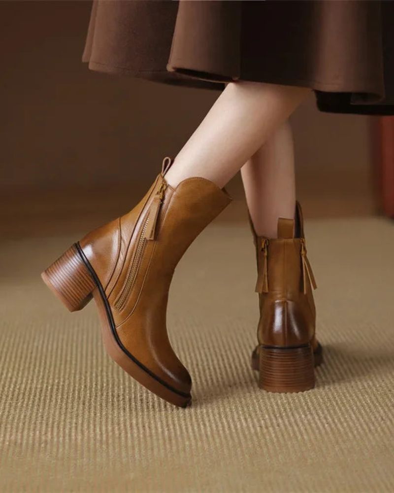 Joyce | Leather Ankle Boots