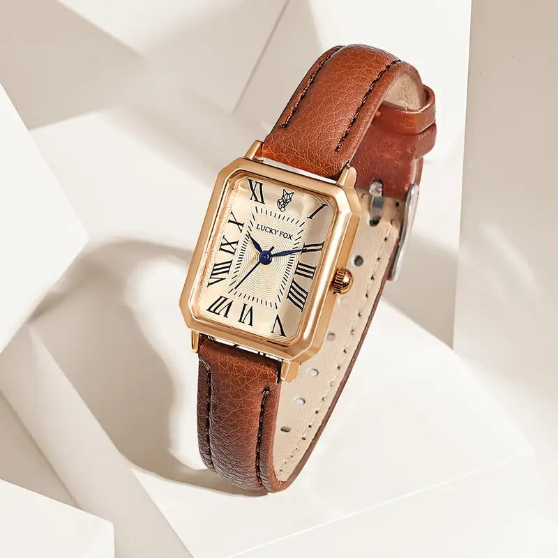 Anna Crest Watch | Gold