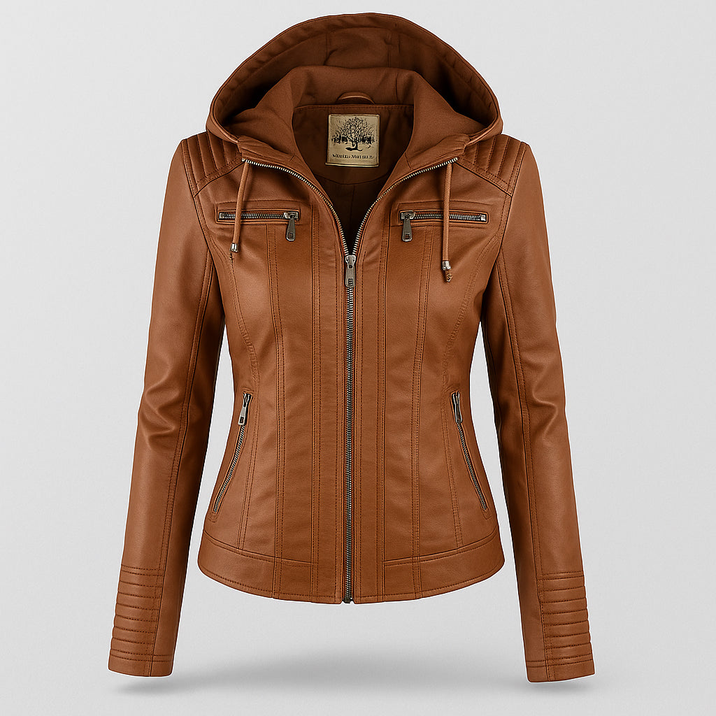 Nora | Women's Weather-Resistant Leather Jacket | Durable Style