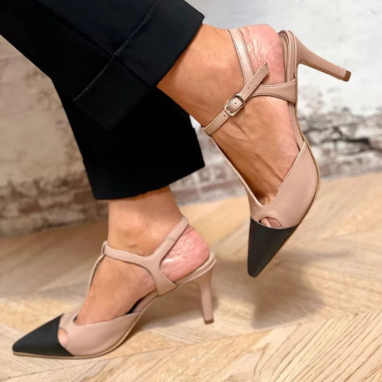 Ida | Two-Tone Pointed Pump