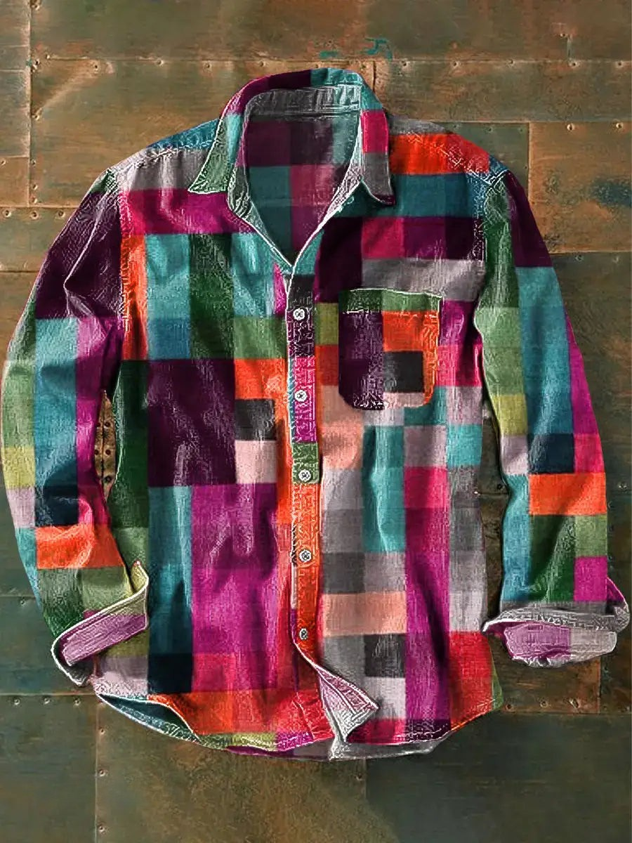 PAUL | Long Sleeve Printed Shirt