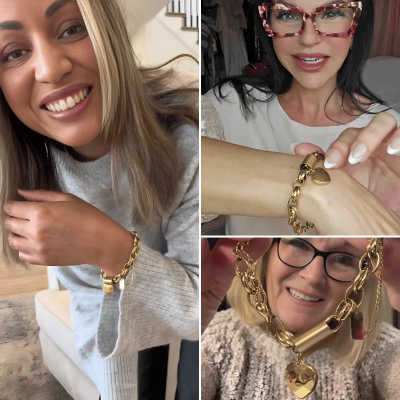 Lumi Heartened Bracelet | Gold