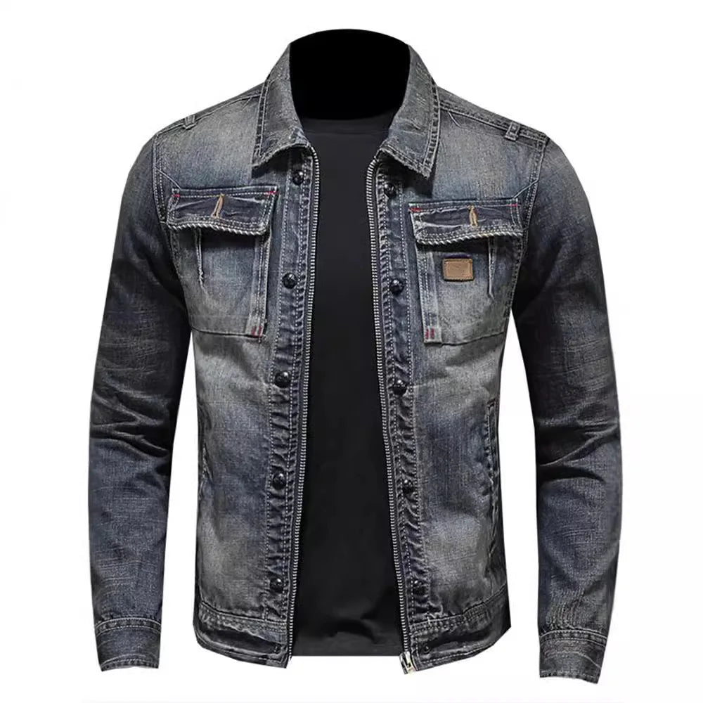 MIGUEL RIVET DENIM JACKET