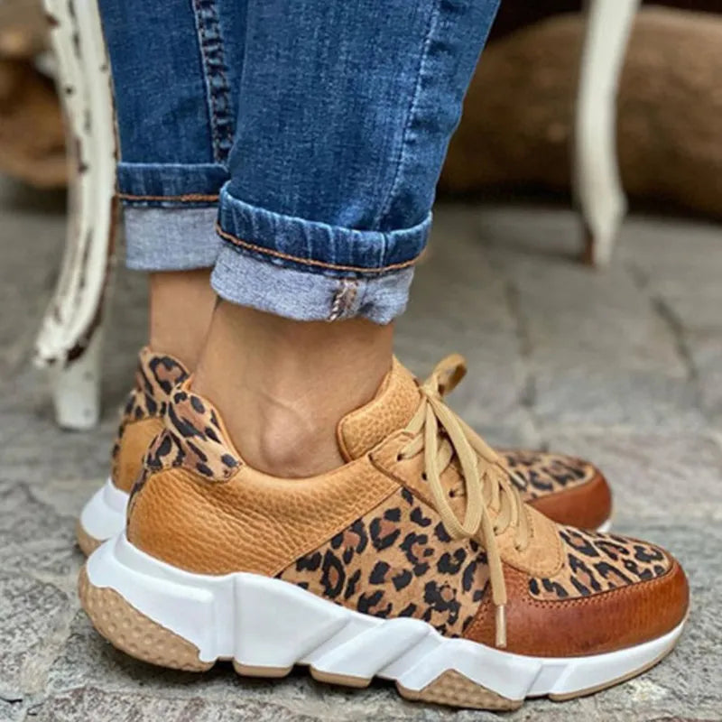 Kate | Comfortable Sneakers with Leopard Print