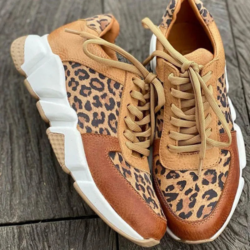 Kate | Comfortable Sneakers with Leopard Print