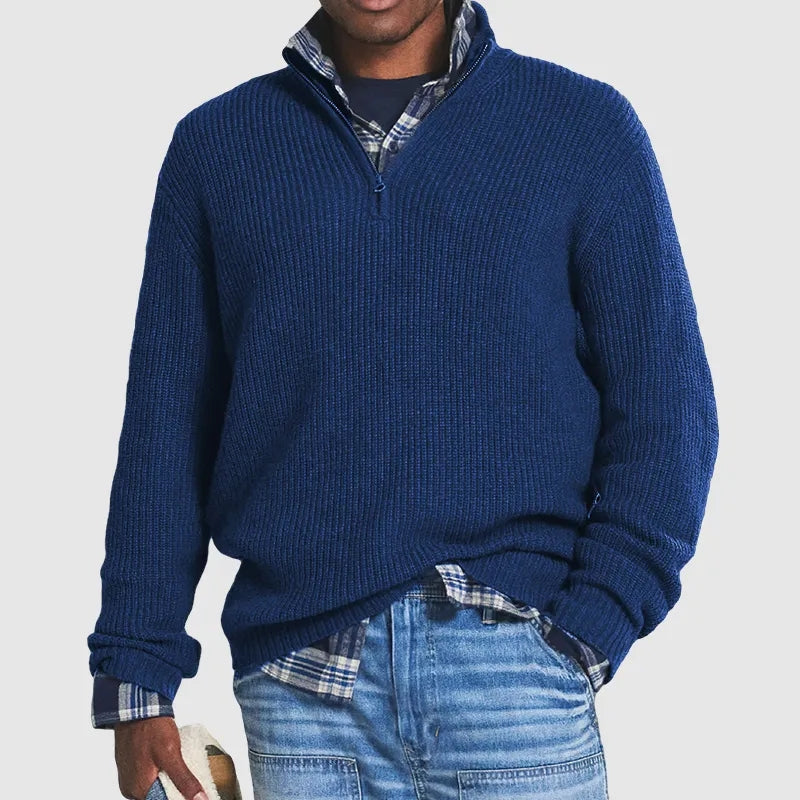 Alfonso | Quarter Zip Sweater