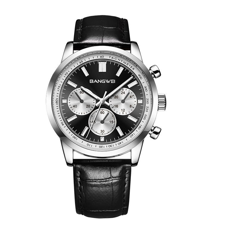 Military Casual Leather Quartz Watch™ - Olsen & Olsen