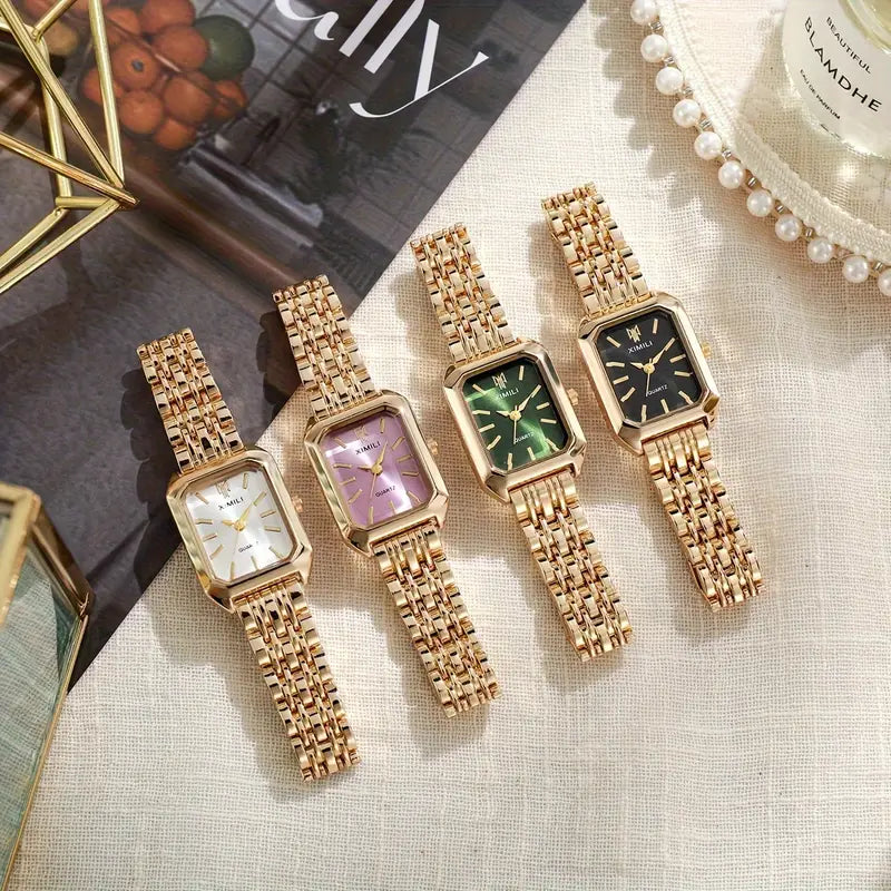 Bess Regalia Link Watch | Gold