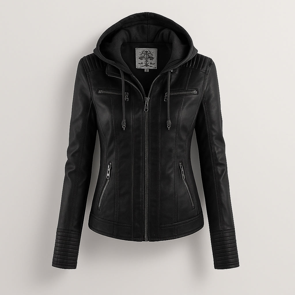 Nora | Women's Weather-Resistant Leather Jacket | Durable Style