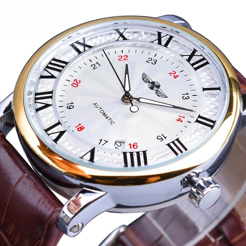 Luxury Automatic Leather Watch™ - Olsen & Olsen